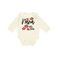 thumbnail image 1 of Inktastic Nana Was Here Red Kisses Boys or Girls Long Sleeve Baby Bodysuit, 1 of 5