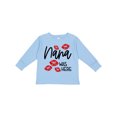 thumbnail image 1 of Inktastic Nana Was Here Red Kisses Boys or Girls Long Sleeve Toddler T-Shirt, 1 of 5