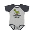 thumbnail image 1 of Inktastic Nana and Grandpa Love Me Dinosaur Grandson Boys Baby Bodysuit, 1 of 5