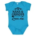 thumbnail image 1 of Inktastic Nana and Grandpa Love Me Girls Baby Bodysuit, 1 of 5