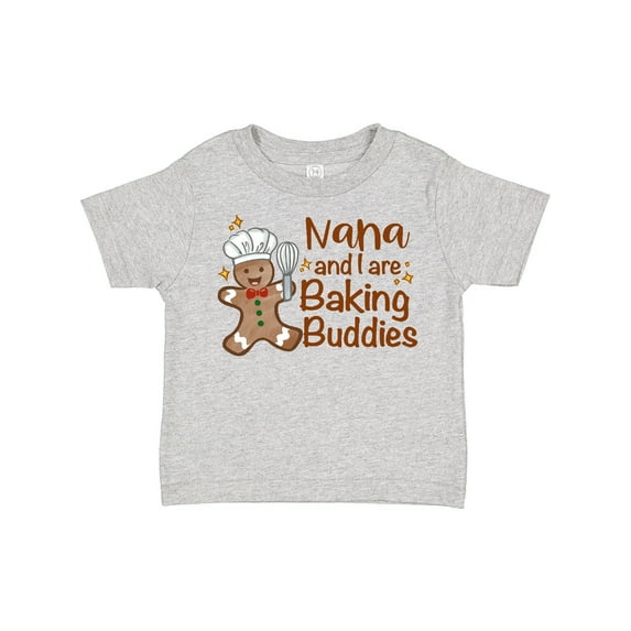 Inktastic Nana and I Are Baking Buddies Boys or Girls Toddler T-Shirt