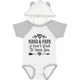 thumbnail image 1 of Inktastic Nana and Papa Grandparent Announcement Boys or Girls Baby Bodysuit, 1 of 5