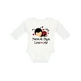 thumbnail image 1 of Inktastic Nana and Papa Love Me Baby Boys or Girls Long Sleeve Baby Bodysuit, 1 of 5