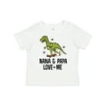 thumbnail image 1 of Inktastic Nana and Papa Love Me Dinosaur Grandson Boys Toddler T-Shirt, 1 of 5