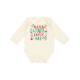 thumbnail image 1 of Inktastic Nana and Papa Love Me Girls Long Sleeve Baby Bodysuit, 1 of 5