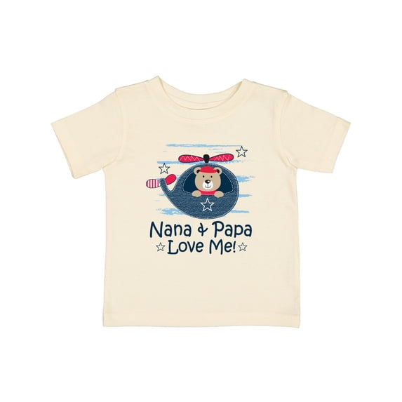 Inktastic Nana and Papa Love Me Grandson Boys Baby T-Shirt