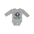 thumbnail image 1 of Inktastic Nana and Papa Love Me Grandson Boys Long Sleeve Baby Bodysuit, 1 of 5