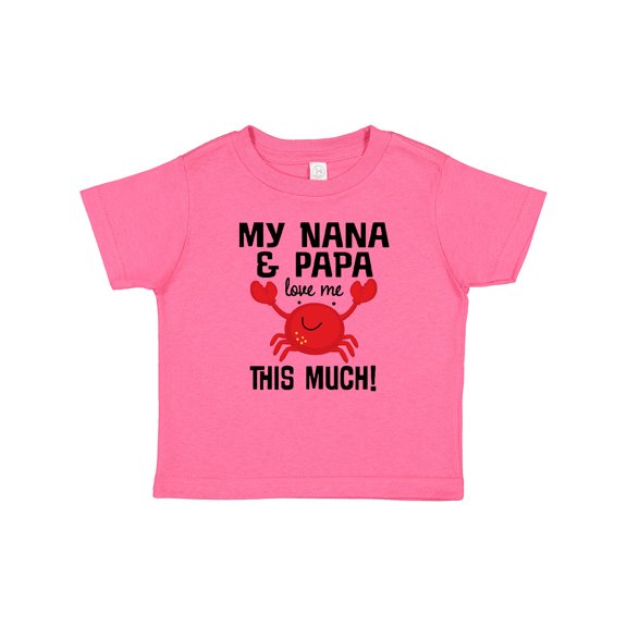 Inktastic Nana and Papa Love Me Grandson Boys or Girls Baby T-Shirt