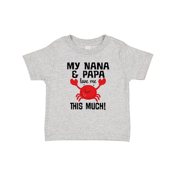 Inktastic Nana and Papa Love Me Grandson Boys or Girls Baby T-Shirt