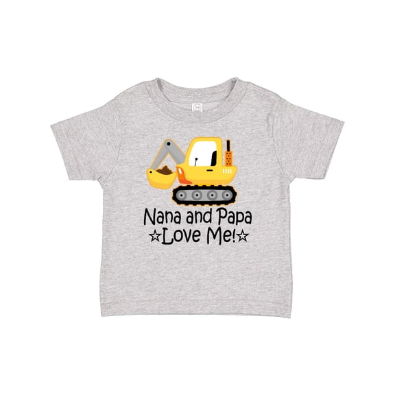 Inktastic Nana and Papa Love Me Grandson Truck Boys Baby T-Shirt