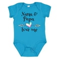 thumbnail image 1 of Inktastic Nana and Papa Love Me Heart Grandchild Boys or Girls Baby Bodysuit, 1 of 5
