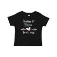 thumbnail image 1 of Inktastic Nana and Papa Love Me Heart Grandchild Boys or Girls Baby T-Shirt, 1 of 5