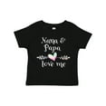 thumbnail image 1 of Inktastic Nana and Papa Love Me- Heart Grandchild Boys or Girls Toddler T-Shirt, 1 of 5