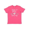 thumbnail image 1 of Inktastic Nana and Papa Love Me- Heart Grandchild Youth T-Shirt, 1 of 5