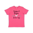 thumbnail image 1 of Inktastic Nana and Papa Love Me Heart Grandchild Youth T-Shirt, 1 of 5