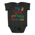 thumbnail image 1 of Inktastic Nana and Pappy Love Me Boys or Girls Baby Bodysuit, 1 of 5