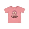 thumbnail image 1 of Inktastic Nana and Pappy Love Me Rainbow Girls Baby T-Shirt, 1 of 5