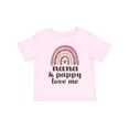 thumbnail image 1 of Inktastic Nana and Pappy Love Me Rainbow Girls Toddler T-Shirt, 1 of 5