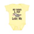 thumbnail image 1 of Inktastic Nana and Pop Love Me Sloth Girls Baby Bodysuit, 1 of 5