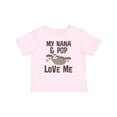 thumbnail image 1 of Inktastic Nana and Pop Love Me Sloth Girls Baby T-Shirt, 1 of 5