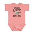 thumbnail image 1 of Inktastic Nana and Poppop Love Me Girls Baby Bodysuit, 1 of 5