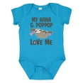 thumbnail image 1 of Inktastic Nana and Poppop Love Me Girls Baby Bodysuit, 1 of 5
