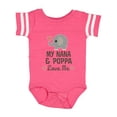 thumbnail image 1 of Inktastic Nana and Poppa Love Me Grandchild Elephant Boys or Girls Baby Bodysuit, 1 of 5