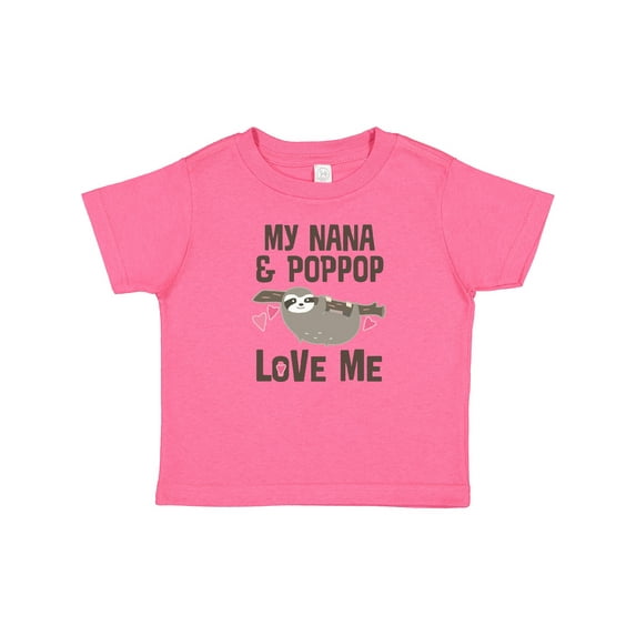 Inktastic Nana and Poppop Love Me Girls Baby T-Shirt
