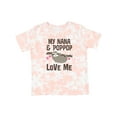 thumbnail image 1 of Inktastic Nana and Poppop Love Me Girls Toddler T-Shirt, 1 of 5