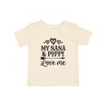 thumbnail image 1 of Inktastic Nana and Poppy Girls Granddaughter Hearts Girls Baby T-Shirt, 1 of 5