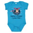 thumbnail image 1 of Inktastic Nana and Poppy Love Me Boys Baby Bodysuit, 1 of 5