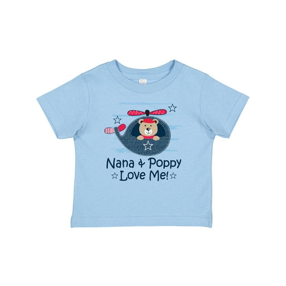 Inktastic Nana and Poppy Love Me Boys Baby T-Shirt