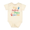 thumbnail image 1 of Inktastic Nana and Poppy Love Me Boys or Girls Baby Bodysuit, 1 of 5