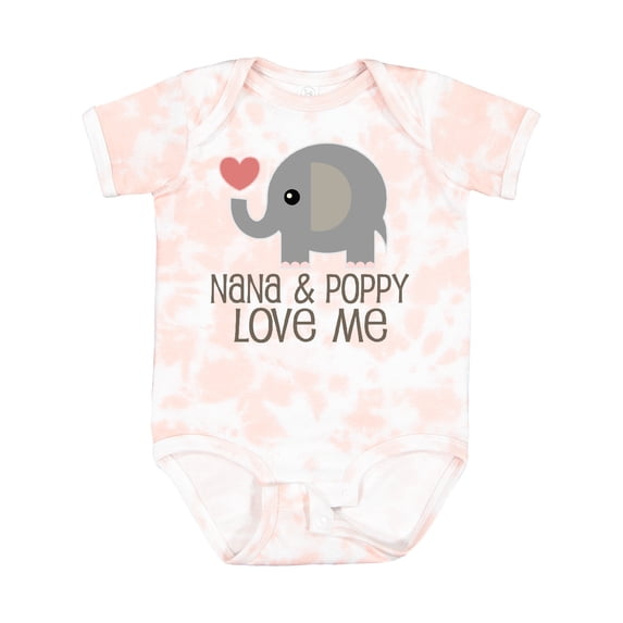 Inktastic Nana and Poppy Love Me Boys or Girls Baby Bodysuit