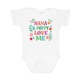 thumbnail image 1 of Inktastic Nana and Poppy Love Me Boys or Girls Baby Bodysuit, 1 of 5