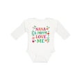 thumbnail image 1 of Inktastic Nana and Poppy Love Me Boys or Girls Long Sleeve Baby Bodysuit, 1 of 5