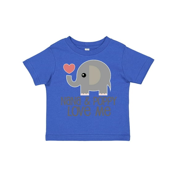 Inktastic Nana and Poppy Love Me Boys or Girls Toddler T-Shirt