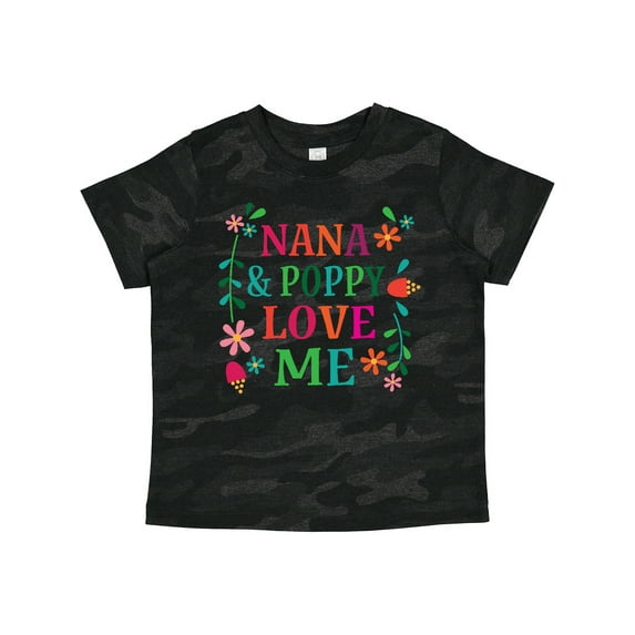 Inktastic Nana and Poppy Love Me Boys or Girls Toddler T-Shirt