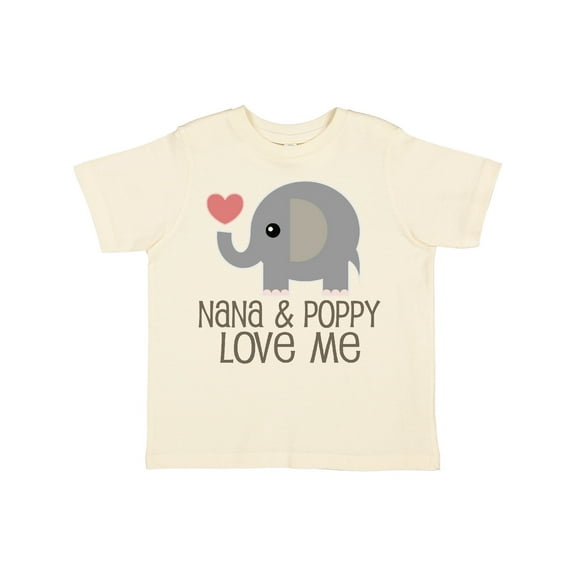 Inktastic Nana and Poppy Love Me Boys or Girls Toddler T-Shirt