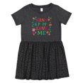 thumbnail image 1 of Inktastic Nana and Poppy Love Me Girls Toddler Dress, 1 of 5