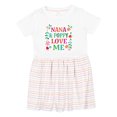 thumbnail image 1 of Inktastic Nana and Poppy Love Me Girls Toddler Dress, 1 of 5