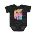 thumbnail image 1 of Inktastic Nana and Pops Love Me Retro Flowered Girls Baby Bodysuit, 1 of 5