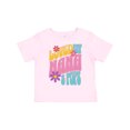 thumbnail image 1 of Inktastic Nana and Pops Love Me Retro Flowered Girls Toddler T-Shirt, 1 of 5