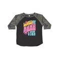 thumbnail image 1 of Inktastic Nana and Pops Love Me Retro Flowered Girls Toddler T-Shirt, 1 of 5