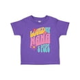thumbnail image 1 of Inktastic Nana and Pops Love Me Retro Flowered Girls Toddler T-Shirt, 1 of 5