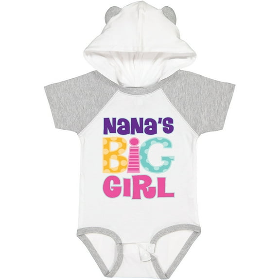 Inktastic Nana's Big Girl Girls Baby Bodysuit