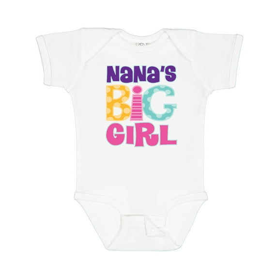 Inktastic Nana's Big Girl Girls Baby Bodysuit