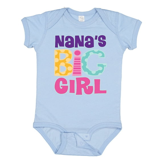 Inktastic Nana's Big Girl Girls Baby Bodysuit
