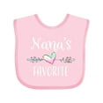 thumbnail image 1 of Inktastic Nana's Favorite- Heart Grandchild Boys or Girls Baby Bib, 1 of 4