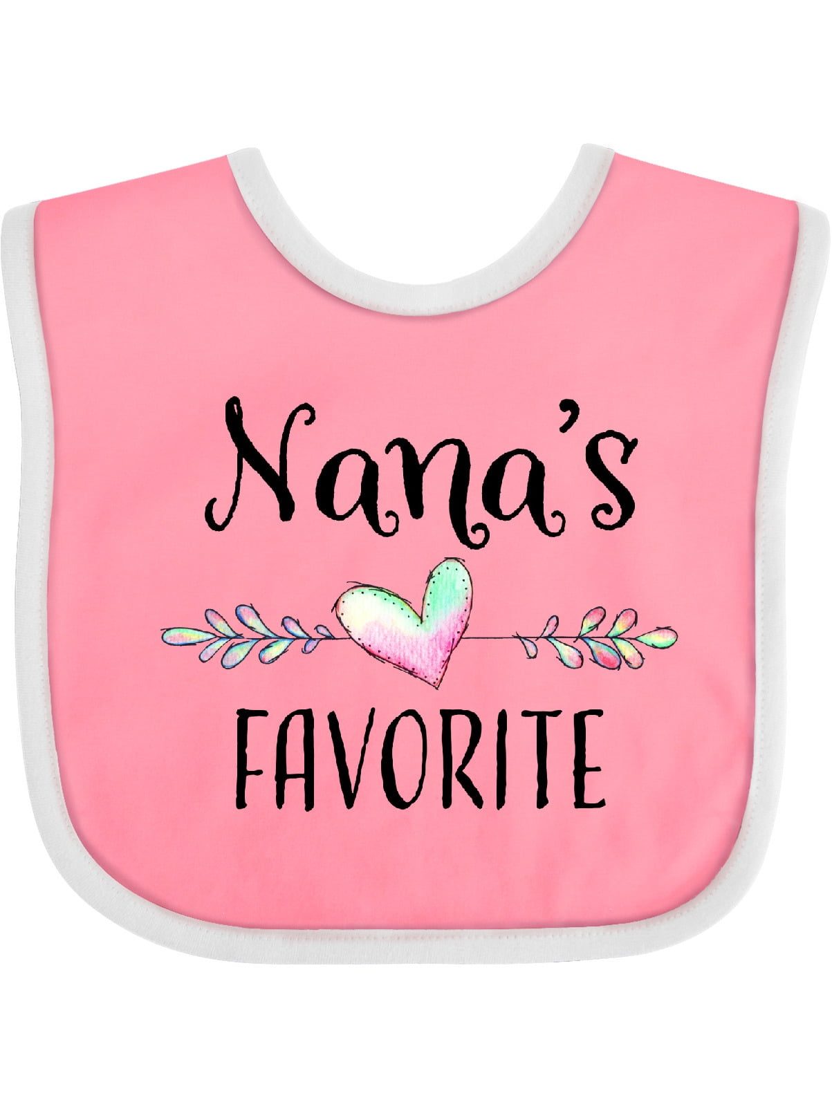 Inktastic Nana S Favorite Heart Grandchild Boys Or Girls Baby Bib Inktastic Nana S Favorite Heart Grandchild Boys Or Girls Baby Bib